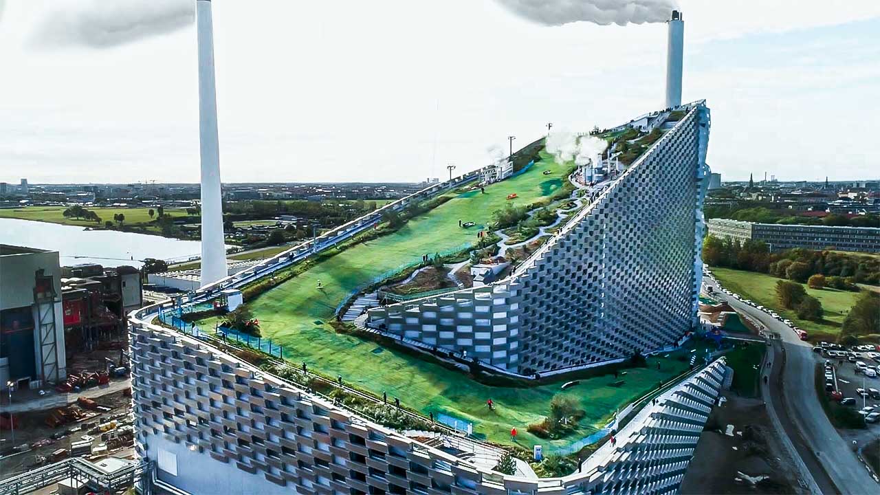 CopenHill: World's First Artificial Mountain with a Ski Slope at Its Top