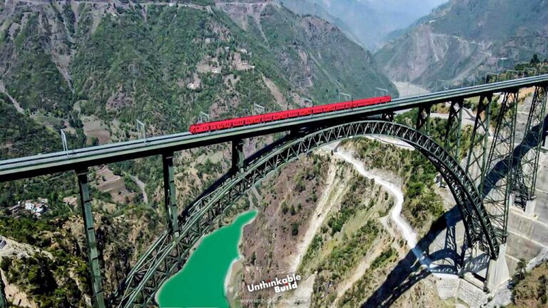 chenab rail bridge india